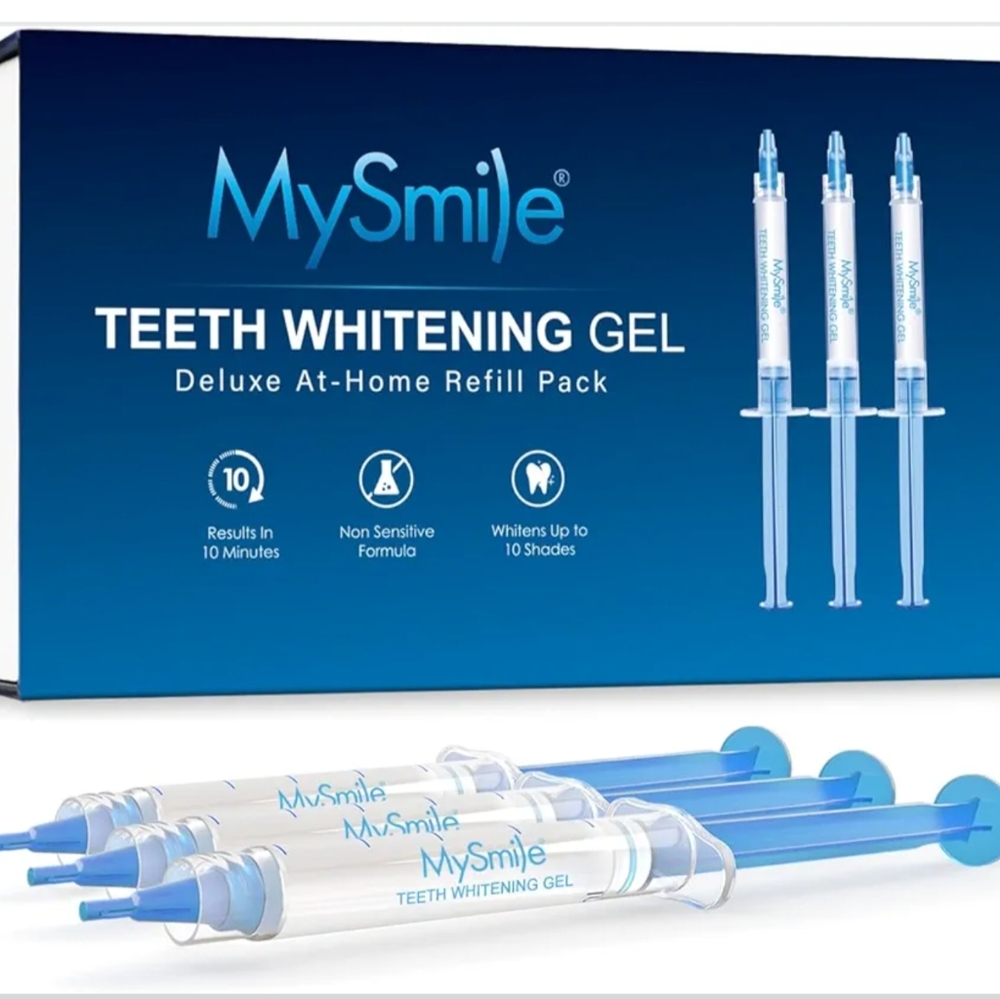 MySmile Teeth Whitening Gel Deluxe At-Home Refill Pack